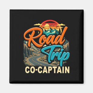 Aimant Cocapitaine de road trip en famille en camping
