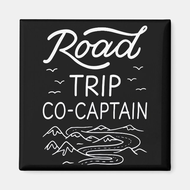 Aimant Cocapitaine de road trip I (Devant)