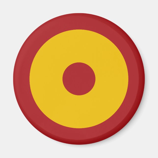 Aimant Cocarde espagnole, Spanish Roundel (Devant)
