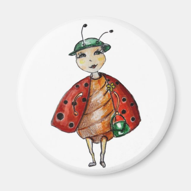 Aimant coccinelle (Devant)
