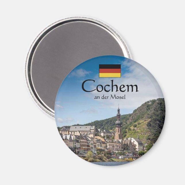 Aimant Cochem Allemagne Souvenir (Recto/Verso)