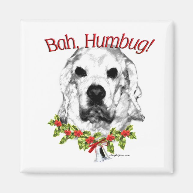 Aimant Cocker Spaniel Bah Humbug (Devant)