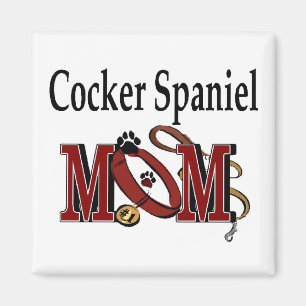 Aimant Cocker Spaniel Chien Maman Cadeaux