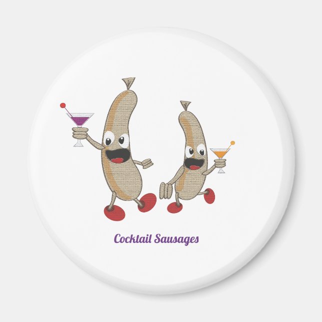 Aimant cocktail Saucisses (Devant)