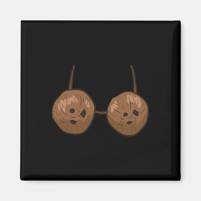 Aimant Coco Summer Coconut Bra Amusant Coco (Devant)