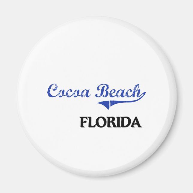 Aimant Cocoa Beach Florida City Classic (Devant)