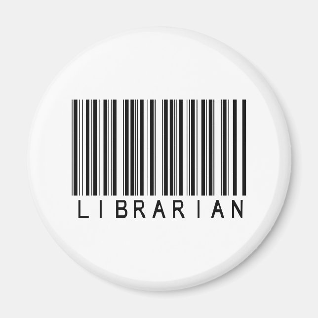 Aimant Code barre du bibliothécaire (Devant)