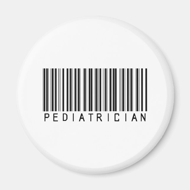 Aimant Code barre pédiatrique (Devant)