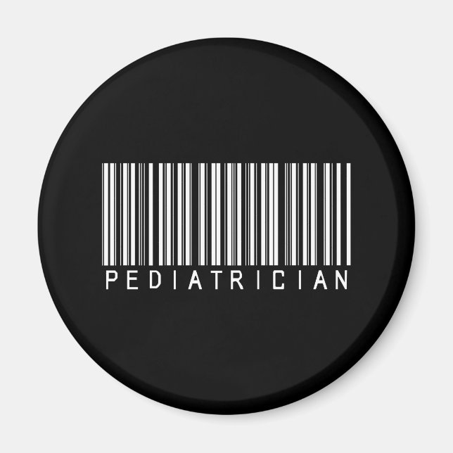 Aimant Code barre pédiatrique (Devant)