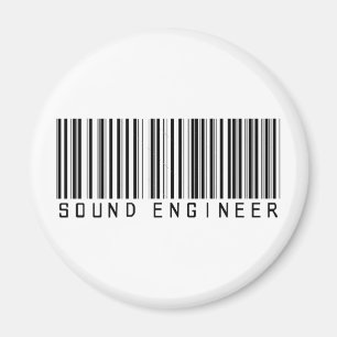 Aimant Code barres d'ingénieur du son