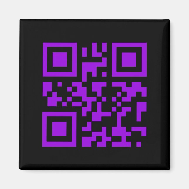 Aimant Code de barre de sorcière incorrecte (Devant)