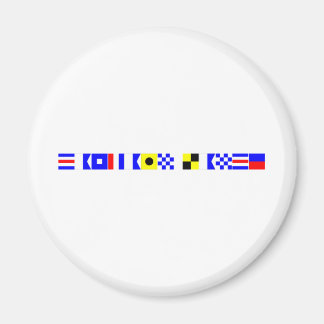 Aimant code drapeau capitaine lance