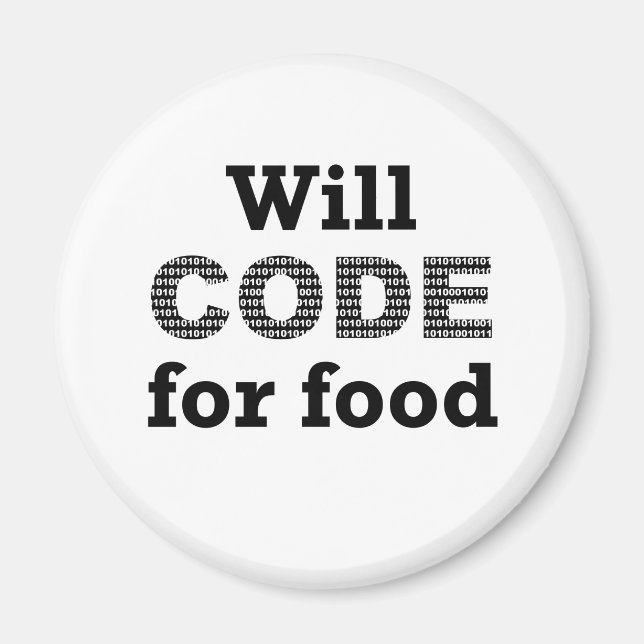 Aimant Code pour l'aimant alimentaire (Devant)