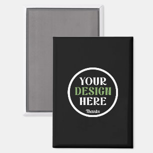 Aimant Code QR de logo noir personnalisé pour la marque c