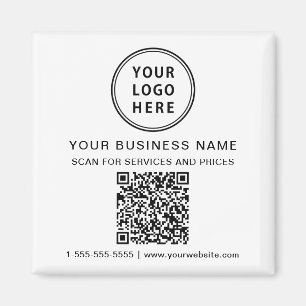 Aimant Code QR du logo commercial promotionnel