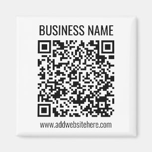 Aimant Code QR instantané (entrez l'URL de votre site Web