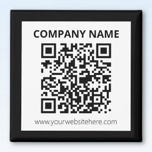 Aimant Code QR modifiable & Conception simple et personna