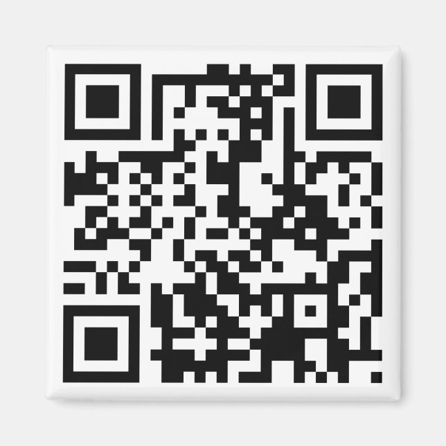 Aimant code QR personnalisable (Devant)