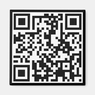 Aimant code QR personnalisable