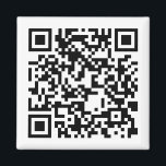 Aimant Code Qr personnalisé<br><div class="desc">Aimant de code Qr promotionnel simple personnalisé</div>