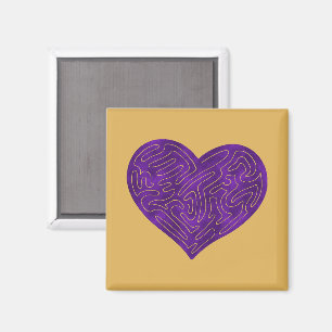 AIMANT COEUR A-MAZE-ING (PURPLE)