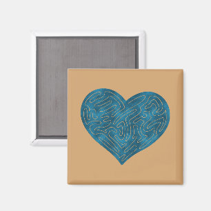 AIMANT COEUR A-MAZE-ING (TURQUOISE)