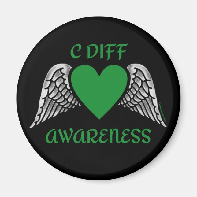 Aimant Coeur/ailes...C Diff (Devant)