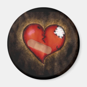Aimant Coeur-aimant du coeur brisé/de réparation