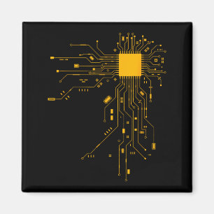 Aimant Cœur Anatomique Processeur Cpu Informatique Pr