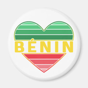 Aimant Coeur béninois, I Love Bénin