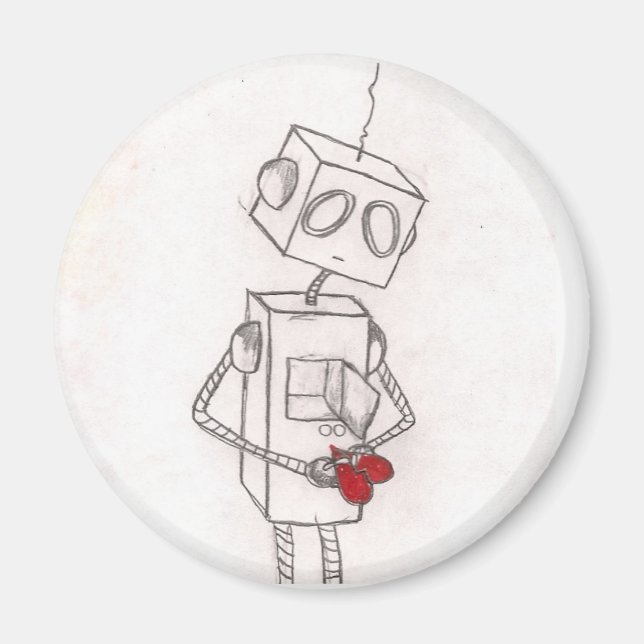 Aimant "coeur brisé" (Devant)