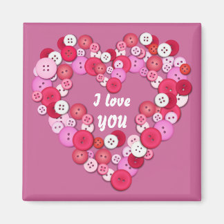 Aimant Coeur Buttonique