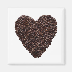 Aimant Coeur café