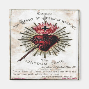 Aimant Coeur d'aimant de Jésus