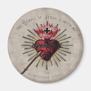 Aimant Coeur d'aimant de Jésus