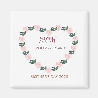 Cœur de pivoine Maman Affection Artwork