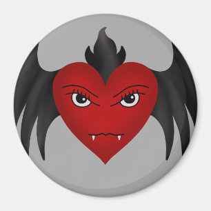 Aimant Coeur de vampire gothique