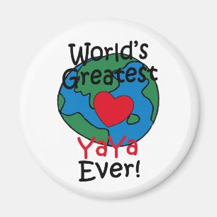 Aimant Cœur de YaYa le plus Grand du Monde