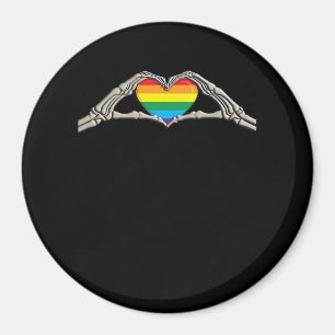 Aimant Coeur des mains osseuses actif