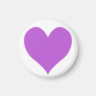 Aimant Coeur d'orchidée moyen mignon