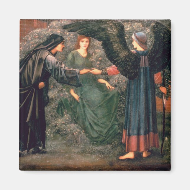 Aimant Coeur du Rose (Devant)