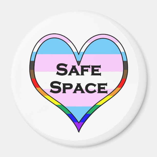 Aimant Coeur espace Trans-Safe (Devant)