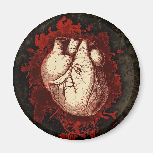 Aimant Coeur et bec (Devant)