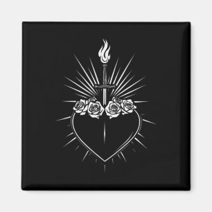 Aimant Coeur Immaculé De Marie Hommes Femmes Vierge Catho