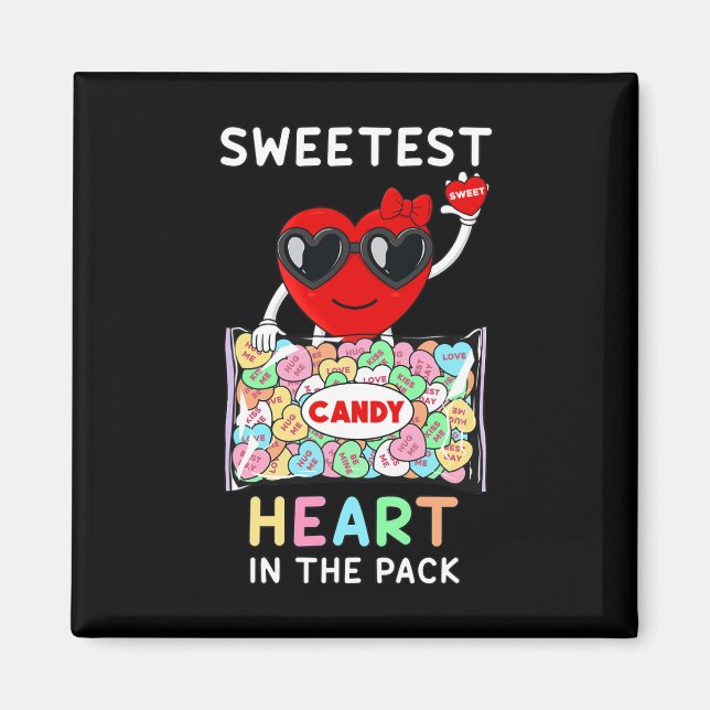 Aimant Coeur Le Plus Doux Dans Le Pack Valentines Jour Cu (Devant)