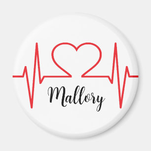 Aimant Coeur personnalisé Simple Médicale