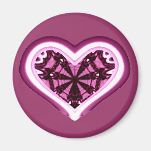 Aimant Coeur psychédélique