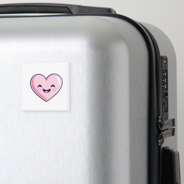 Aimant coeur rose et souriant Accessoires de cuisine > Ma (In Situ (Bagages))