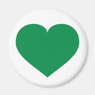 Aimant Coeur vert