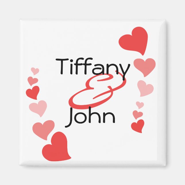 Aimant Coeurs d'art (Devant)